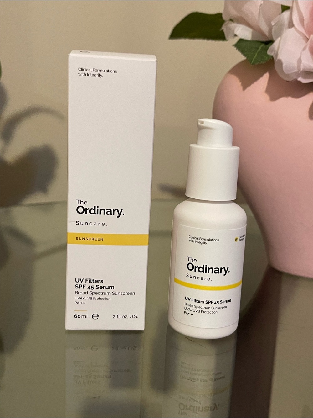 The Ordinary Suncare UV Filters SPF 45 Serum — White & Yellow